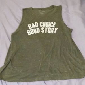 Shirt medium green American eagle